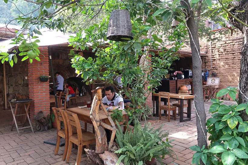 Ancestral Outdoor Seating for Oaxaca Restaurants by Authentic Food Quest