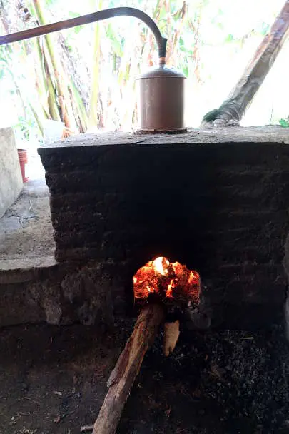 The distillation process on Mezcal Tour Oaxaca by Authentic Food Quest