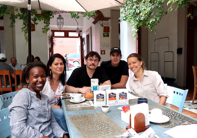 Enrique Lopez and Family with Rosemary and Claire in Oaxaca Mexico by Authentic Food Quest