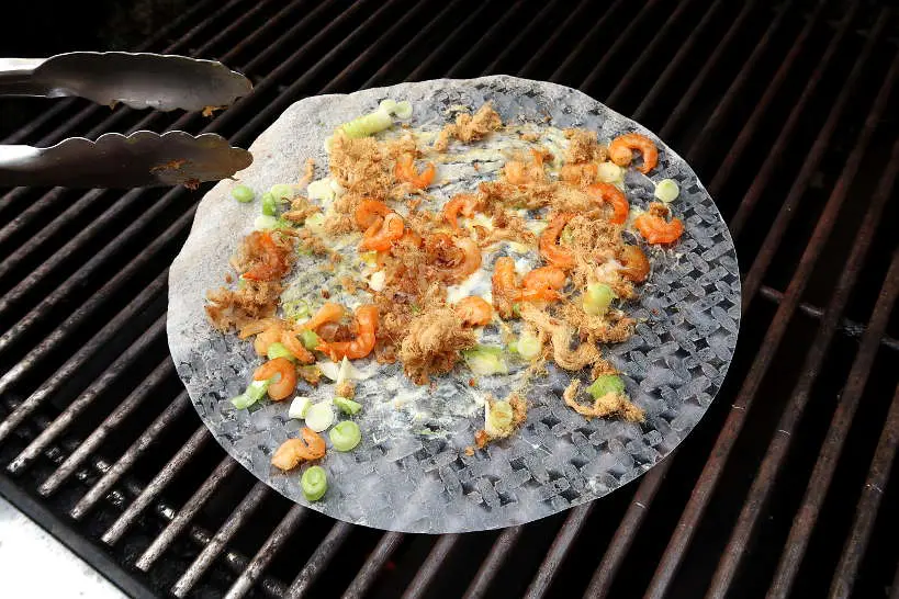 Grilling Vietnamese Pizza by AuthenticFoodQuest