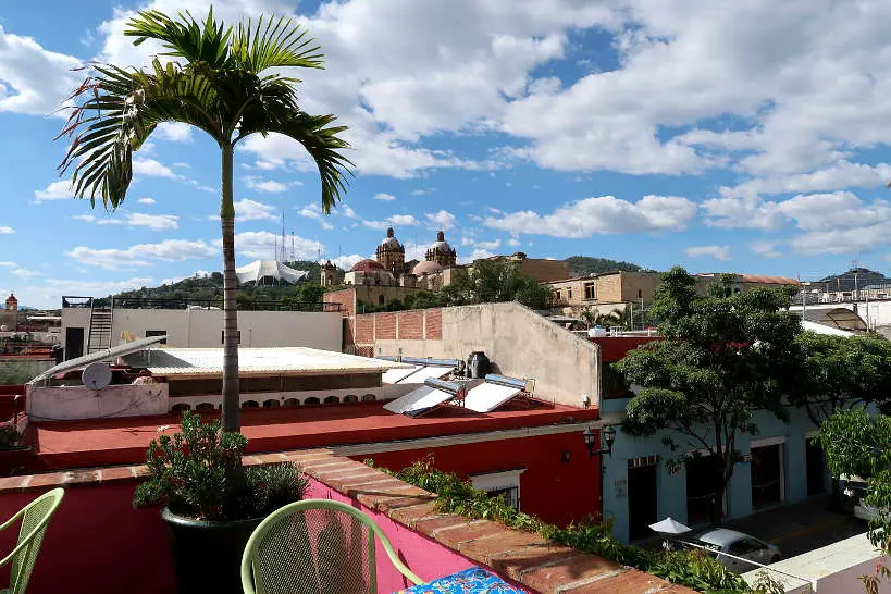 La Olla rooftop in Oaxaca by Authentic Food Quest