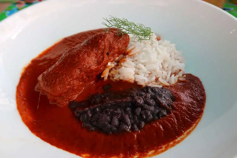 Rollo de Barbacoa at La Olla Restaurant in Oaxaca by Authentic Food Quest