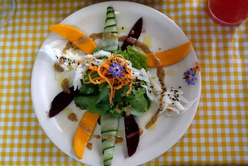 Salad at Cabuche in Oaxaca by Authentic Food Quest