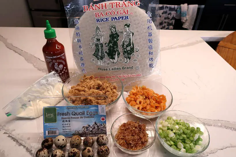 Vietnamese Pizza Ingredients by AuthenticFoodQuest