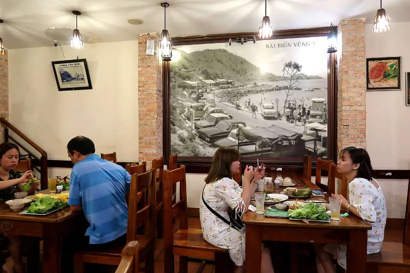 Banh Khot Co Ba Vung Tau restaurant in Saigon by AuthenticFoodQuest