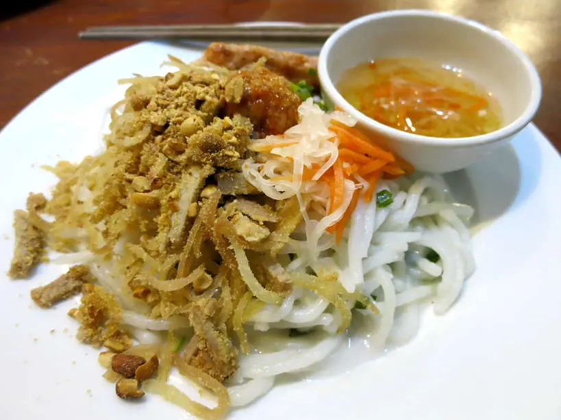 Banh Tam Bi Tapioca Noodles specialty Food in Saigon by AuthenticFoodQuest