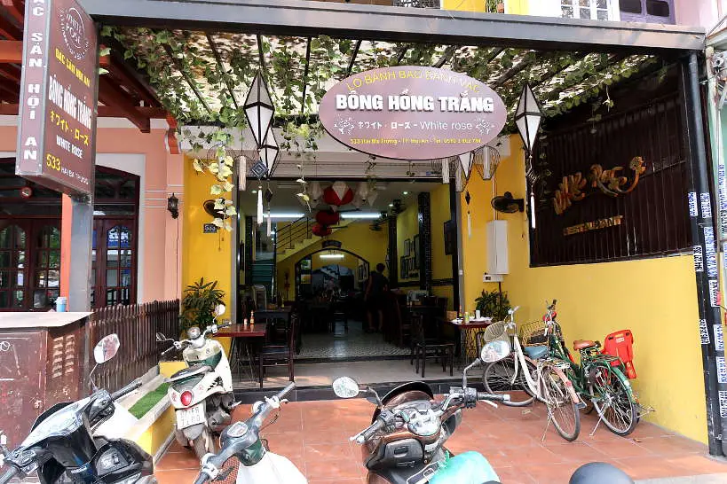 Bong Hong Trang White Rose restaurant Hoi An by authentic Food Quest