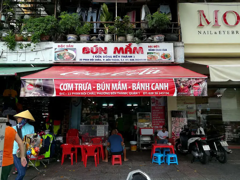 Bun Mam Phan Boi Chau Restaurant in Saigon for Bun mam by AuthenticFoodQuest