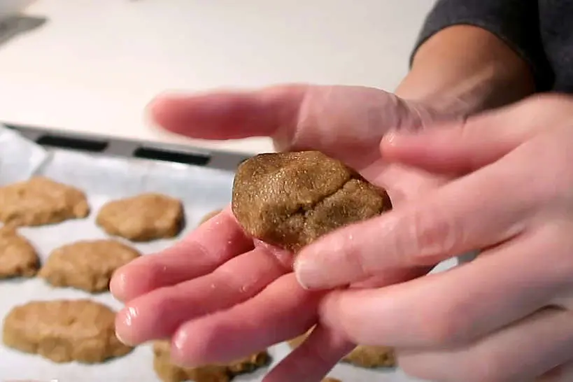 Shaping melomakarona cookies by Authentic Food Quest