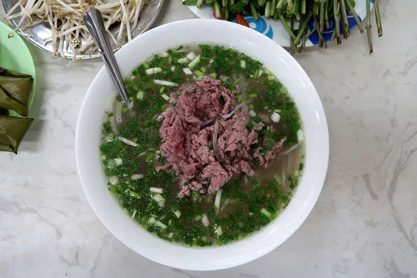 Beef Pho in Vietnam Pho Restaurant Pasteur in Saigon by AuthenticFoodQuest
