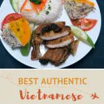 Vietnamese Broken Rice Recipe with grilled pork chop by AuthenticFoodQuest