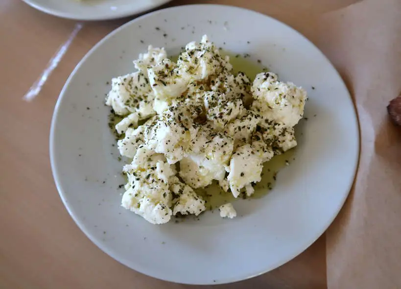 Mizithra cheese for boureki recipe by Authentic Food Quest