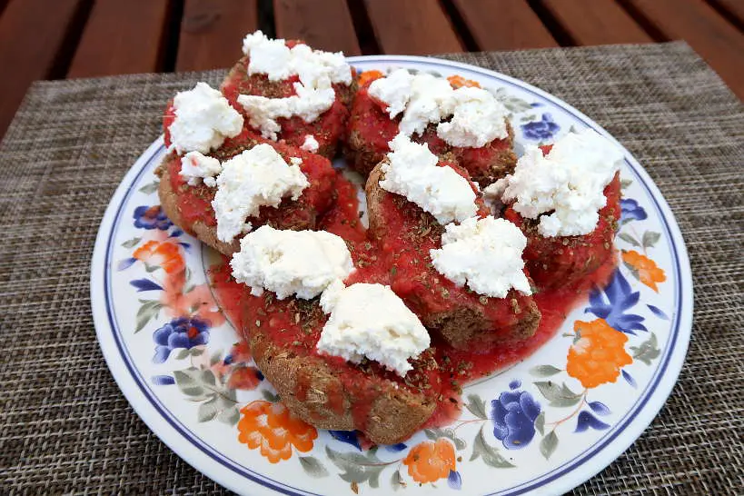 discovering Cretan dakos in Chania Crete by Authentic Food Quest