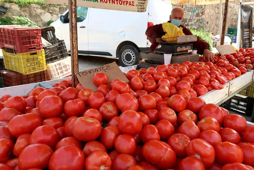 Tomatoes in Chania Crete by Authentic Food Quest