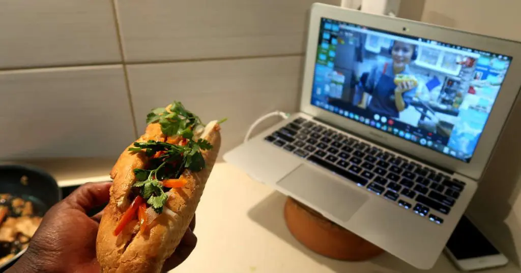 Banh Mi online Vietnamese cooking classes with the Chef and the Dish