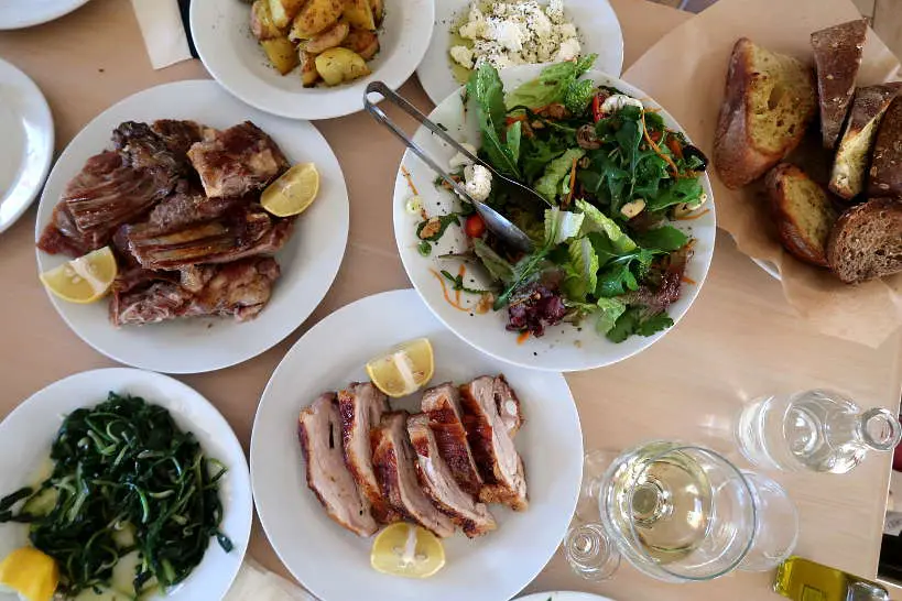 Cretan Meal at Antikristo One of the best Chania restaurants in Crete by AuthenticFoodQuest