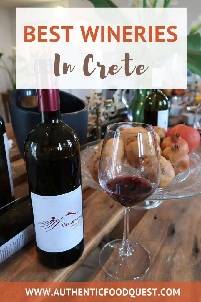 Wine tasting at Cretan Wineries by AuthenticFoodQuest