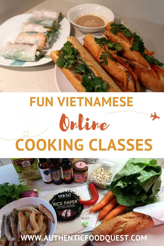 Pinterest Vietnamese online cooking class by Authentic Food Quest
