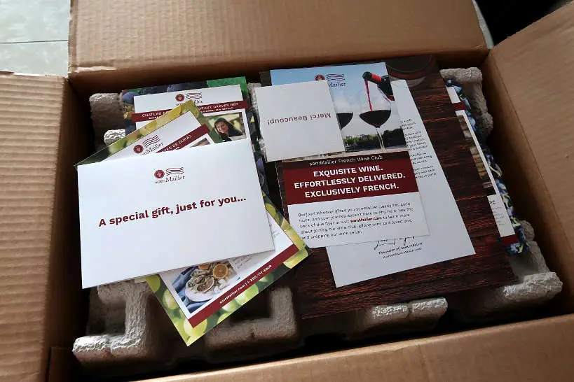C'est la vie French Wine Club Sommailier box by AuthenticFoodQuest