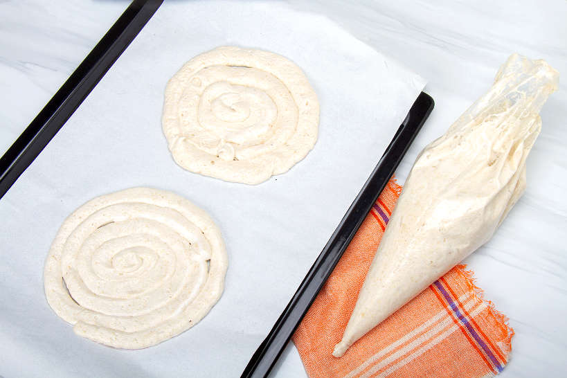Making Meringue Sansrival Cake by Authentic Food Quest