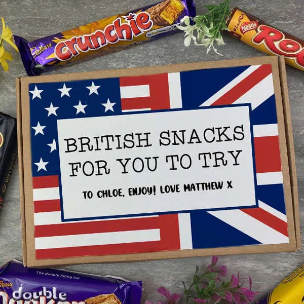 Personalized British Classics Snack Box by Authentic Food Quest