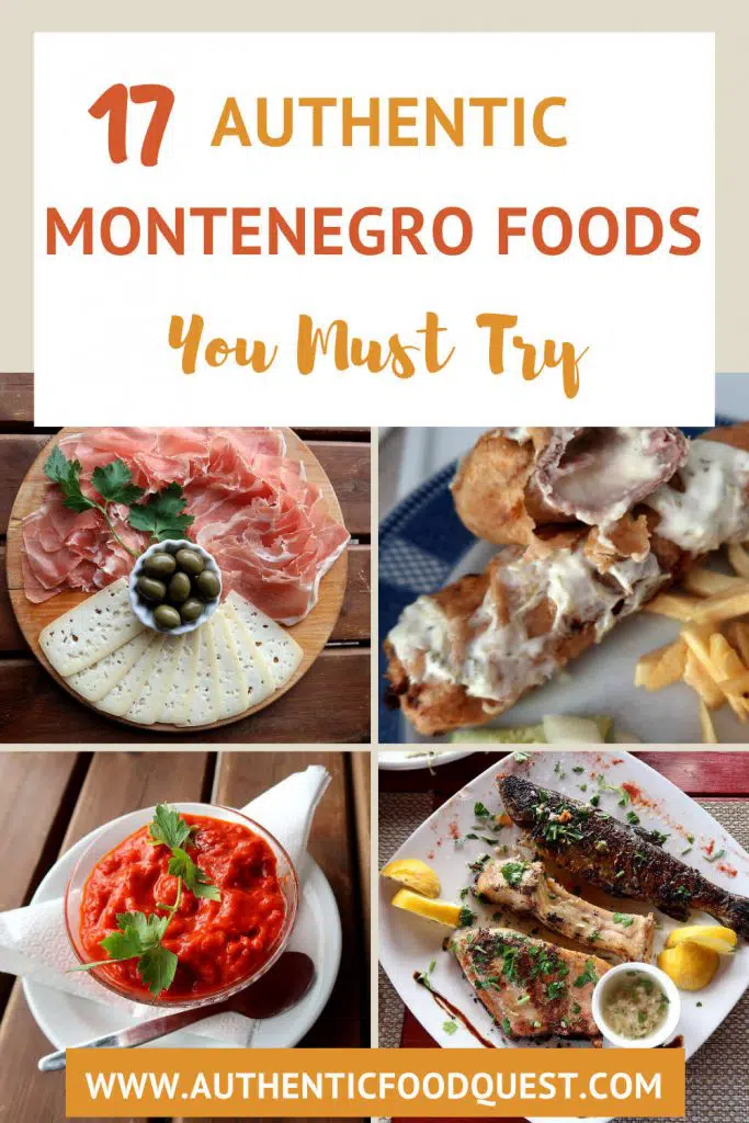 Pinterest Food in Montenegro by Authentic Food Quest