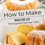Pinterest Portuguese Sponge Cake by Authentic Food Quest