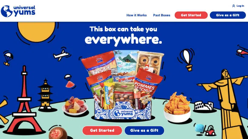 Website Universal Yums by Authentic Food Quest