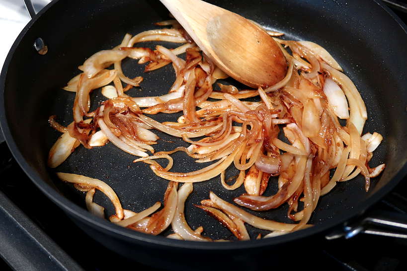 Caramelized Onions For Wagyu Burger by Authentic Food Quest