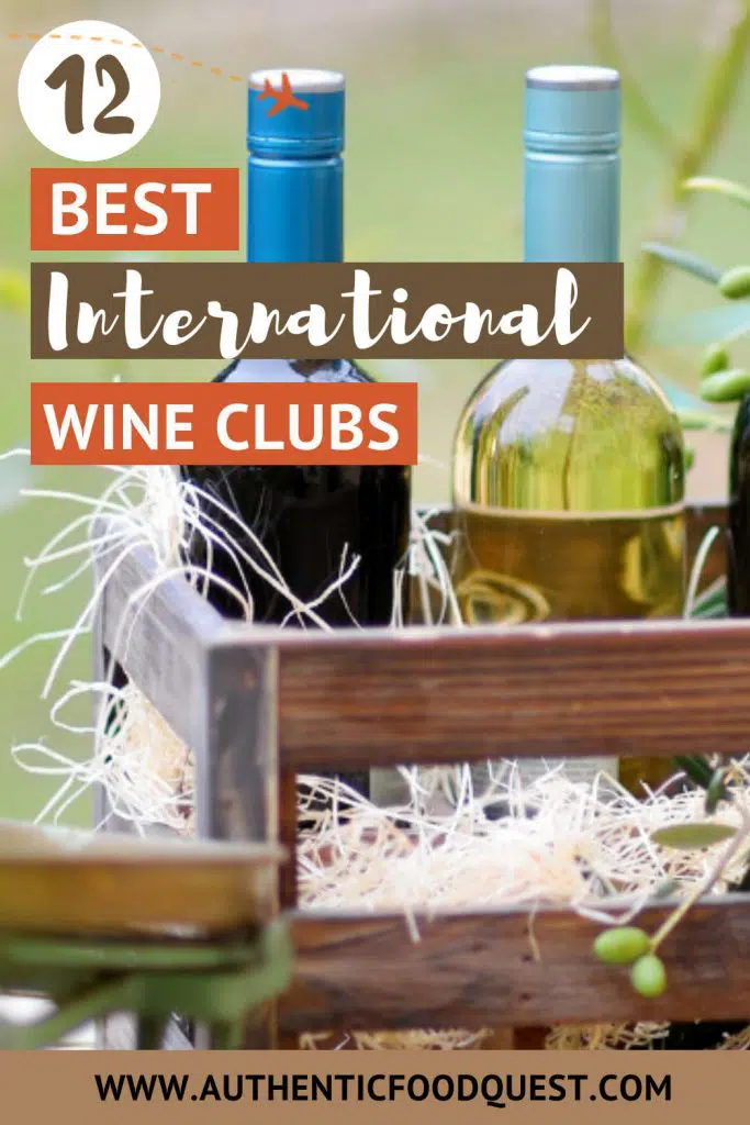 Pinterest International Wine Clubs by Authentic Food Quest