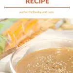 Pinterest Peanut Sauce Vietnam by Authentic Food Quest
