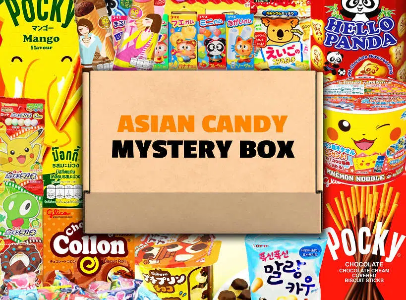Plasso Shop Asian candy Box by Authentic Food Quest