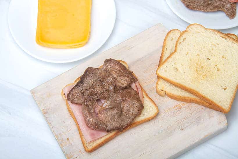 Assembling Francesinha Sandwich by Authentic Food Quest