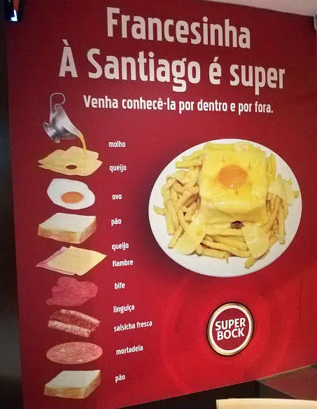 Francesinha Cafe Santiago Poster by Authentic Food Quest