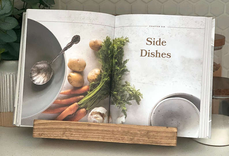 Personalized Cookbook Holder by Authentic Food Quest