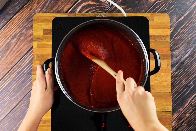 Heating Lutenitsa by Authentic Food Quest