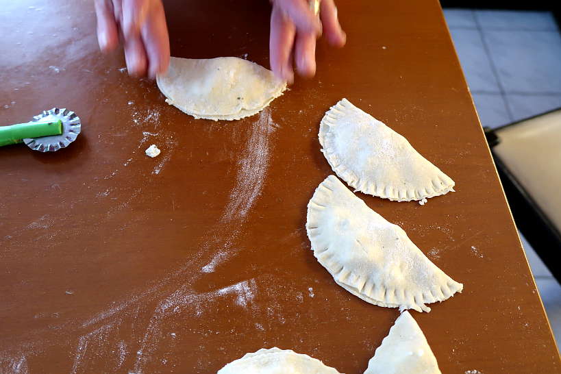 Kalitsounia Dough and Fold by Authentic Food Quest