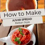 Pinterest Ajvar Spread by Authentic Food Quest
