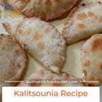 Pinterest Kalitsounia Recipe by Authentic Food Quest
