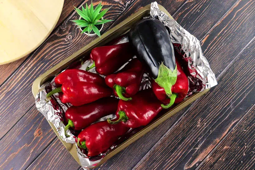 Preparing Eggplants and Peppers by Authentic Food Quest