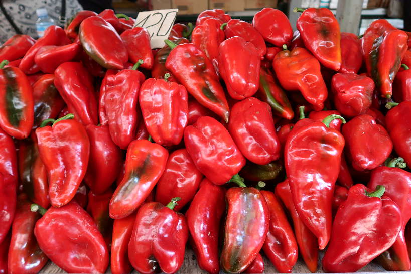 Red Peppers in Belgrade by Authentic Food Quest
