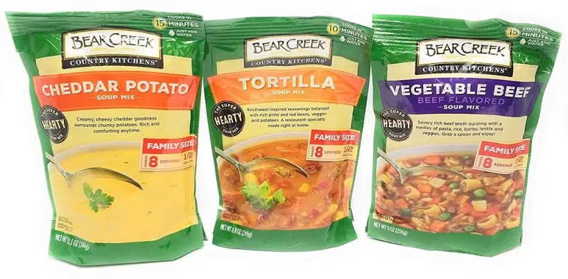 Bear Creek Dry Soup Mix Variety 3 Pack - Chicken Noodle, Darn Good Chili & Cheddar Potato