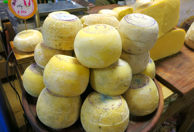 Cheese Vendor Buenos Aires Markets by Authentic Food Quest