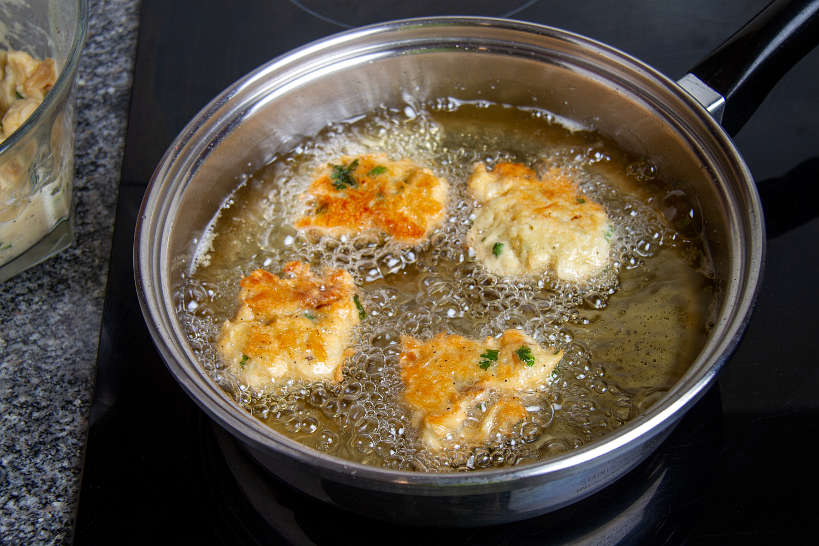 Frying Cod Fish Pataniscas de Bacalhau Recipe by Authentic Food Quest