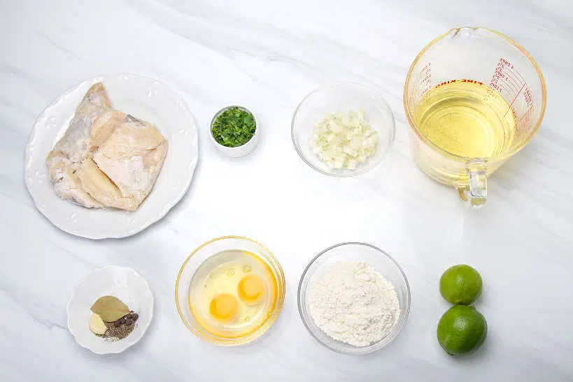 Ingredients For Pataniscas de Balacalhau Recipe by Authentic Food Quest