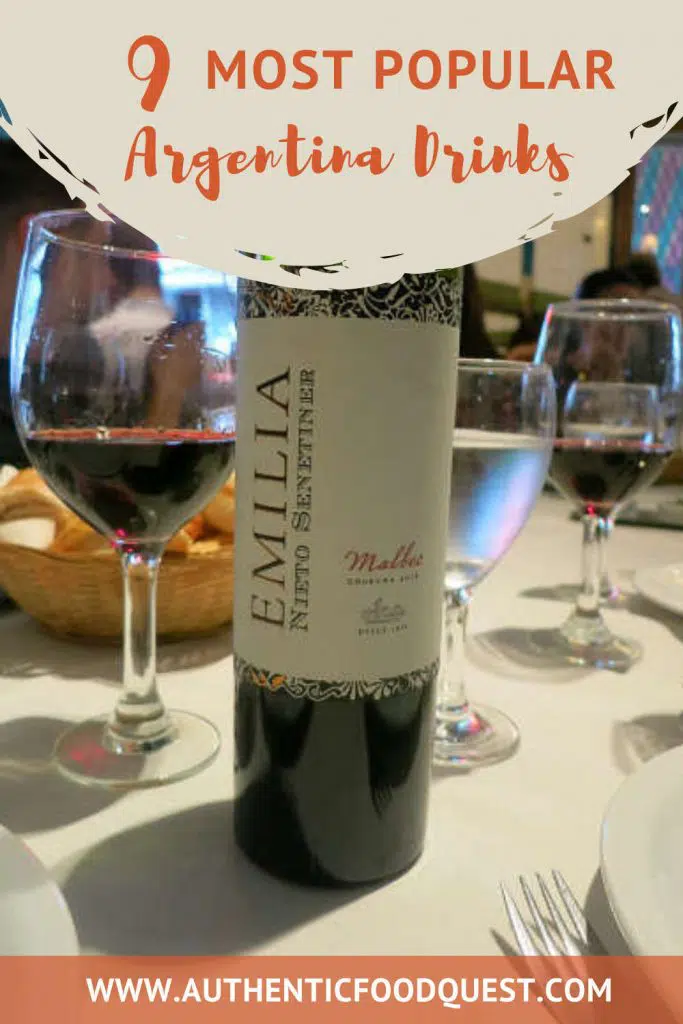 Pinterest Drinks Argentina by Authentic Food Quest