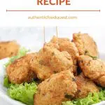 Pinterest Easy to Make Pataniscas de Bacalhau by Authentic Food Quest