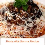 Pinterest Pasta Alla norma Authentic Recipe by Authentic Food Quest