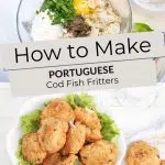 Pinterest Pataniscas de Bacalhau by Authentic Food Quest
