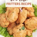 Pinterest Portuguese Cod Fish Fritters Recipe by Authentic Food Quest